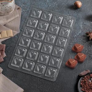 Форма для шоколада «Любовь», 27×18 см, 24 ячейки
