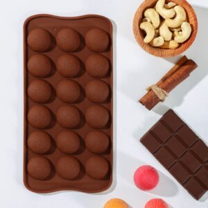 Форма для шоколада «Мячики», 21×10,5×1,5 см, 18 ячеек