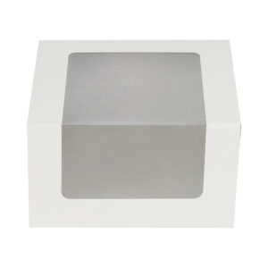 Коробка для торта 180*180*100 мм с окном