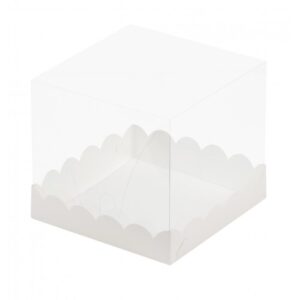 Коробка с прозрачным куполом 150*150*140 (белая)